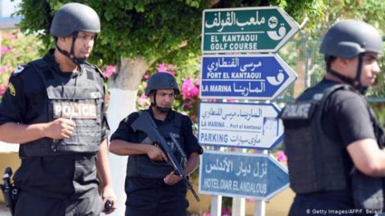 مقتل عنصر تابع لسلك الحرس الوطني التونسي في عملية إرهابية بولاية سوسة السياحية
