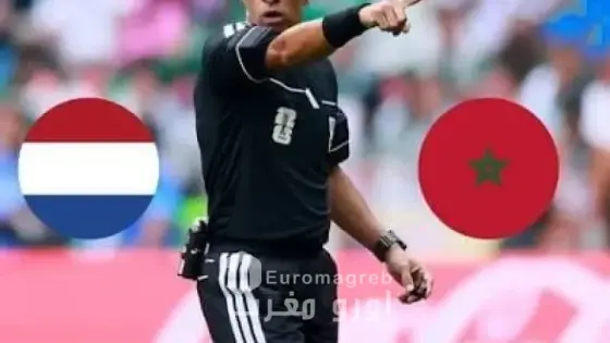 حكم برازيلي لإدارة المواجهة النارية بين المغرب وهولندا في المونديال