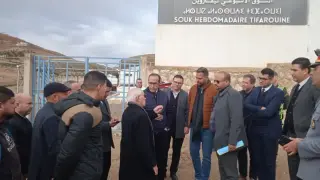 عامل إقليم الحسيمة في زيارة تفقدية لعدد من الجماعات الترابية بالإقليم