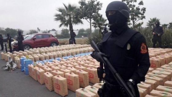 الأمن المغربي يحجز كمية ضخمة جدا من المخدرات كانت على وشك عبور مضيق جبل طارق
