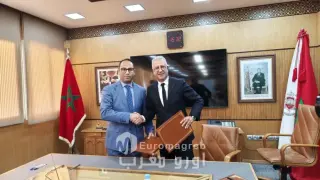 توقيع اتفاقية شراكة بين مؤسسة محمد السادس للأعمال الاجتماعية لموظفي الأمن الوطني والمكتب الوطني للسكك الحديدية