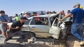 إصابة سائق بجروح بليغة إثر حادثة سير مروعة بالطريق الساحلي