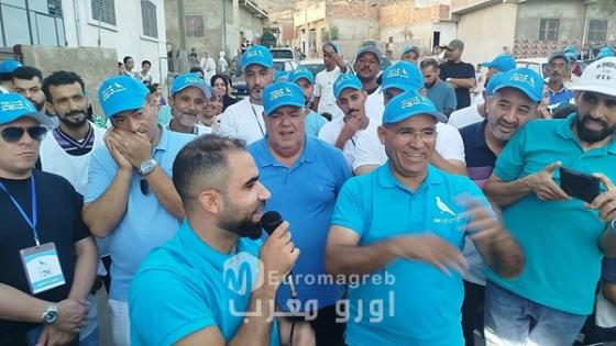 الحمامة تصل زايو في حملتها الانتخابية.. وفوطاط في المقدمة مرفوقا بمحمد القدوري والمنسق الإقليمي العبوضي لشرح منشورهم الانتخابي