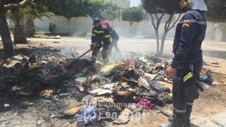 حريق جديد بمحاذاة سوق “أولاد ميمون” بالناظور يعيد ملف السلامة والحرائق إلى الواجهة
