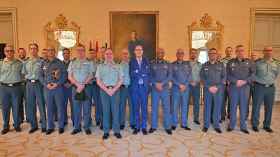 La garde civile et la gendarmerie marocaine se rencontrent à Salamanque.