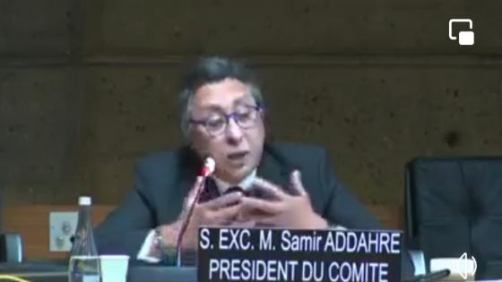سفير المملكة المغربية باليونيسكو سمير الدهر يبهدل ممثل الجزائر(فيديو )