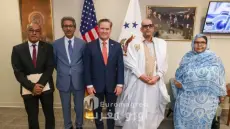 الممثل الدائم للولايات المتحدة لدى الأمم المتحدة يستقبل القيادة السياسية لحركة صحراويون من أجل السلام