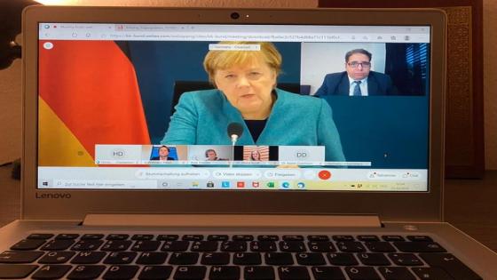 المجلس الأعلى للمسلمين في ألمانيا يشارك في لقاء تشاوري افتراضي مع المستشارة الألمانية، أنجيلا ميركل، حول التدابير الجديدة لمواجهة تداعيات كورونا.