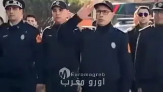 القصر_الكبير: رئيس الأمن الإقليمي يترأس مراسيم رفع العلم الوطني