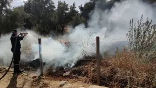 تدخل بطولي للوقاية المدنية بأمزميز ينجح في إخماد حريق بالقرب من وادي أمزميز