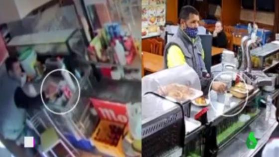 بالفيديو…لص مغربي يستعمل حيلة لا تخطر على بال لسرقة ضحاياه الإسبان وهم يتفرجون
