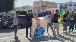 طلبة الحركة الأمازيغية بالناظور يطالبون بالإفراج عن المعتقلين في وقفة احتجاجية حاشدة