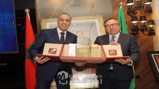 الرباط: المدير العام للأمن الوطني ومراقبة التراب الوطني عبد اللطيف الحموشي يستقبل بالمديرية العامة للأمن الوطني السيد السكندر كيدو لوبيز بارولا سفير جمهورية لبرازيل.