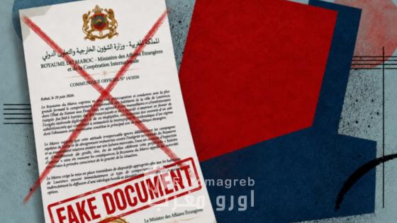*Redes cercanas al poder argelino tergiversaron la identidad visual de la diplomacia marroquí para difundir una protesta ficticia*