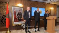 Una delegación de la Guardia Civil española, encabezada por el general de división Luis Peláez Piñeiro, visitó Rabat