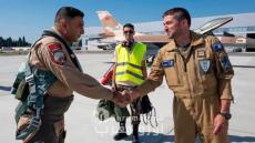 cuatro aviones de combate marroquíes del modelo F-16 participan con los aviones de Cazas francesa,