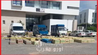 الصويرة: إحباط محاولة للتهريب الدولي للمخدرات وحجز 11 طنا و 755 كيلوغراما من مخدر الشيرا
