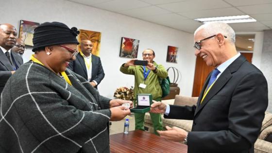 راشيد الطالبي العلمي يجري مباحثات بجوهانسبورغ مع رئيسة برلمان جنوب إفريقيا