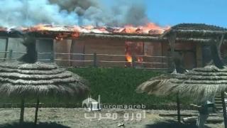 الحسيمة.. حريق مهول يأتي على مقهى شاطئي بالصفيحة ويخلف خسائر مادية كبيرة