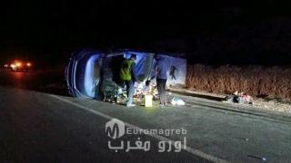 إصابة أكثر من 20 امرأة في حادثة سير مروعة بالطريق الرابطة بين الحسيمة والناظور