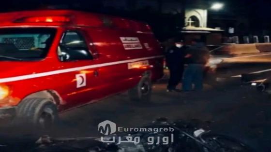 حادثة سير مميتة بين دراجتين ناريتين على كورنيش صباديا بالحسيمة