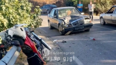 مصرع شاب في اصطدام مروع بين دراجة نارية وسيارة مرسيدس بضواحي الحسيمة