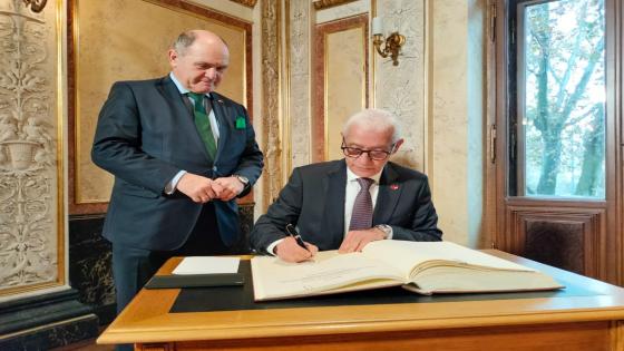 زيارة السيد رشيد الطالبي العلمي رئيس مجلس النواب لفيينا -جمهورية النمسا