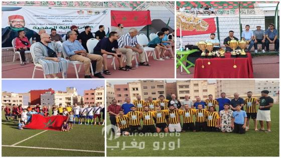 نجوم الزمن الجميل يعيدون أمجاد الكرة بأزغنغان.. قدماء هلال وفتح الناظور يتوجون بلقب دوري «رياضة ومواطنة»