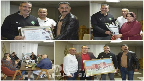 وجدة تحتفي بصانع أمجاد الفوتسال المغربي هشام الدكيك