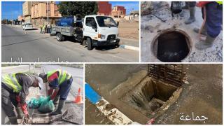 الشركة الجهوية متعددة الخدمات – الشرق تطلق حملة واسعة لتنقية وصيانة شبكات الصرف الصحي بإقليم الناظور استعداداً لموسم الأمطار