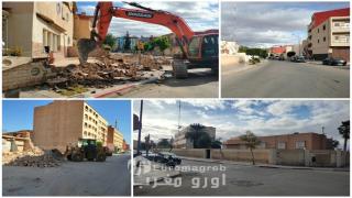 وجدة: شارع الضابط بلحسين بين إنجاز مرحلتين وترقب الشطر الثالث