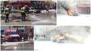 ​نيران تلتهم سيارة بالكامل بوسط الناظور.. وتأخر “الوقاية المدنية” يثير غضب الساكنة