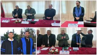 الطالب الباحث سفيان أحداد ينال دبلوم الماستر بميزة “مشرف جدًا” بالكلية المتعددة التخصصات بالناظور
