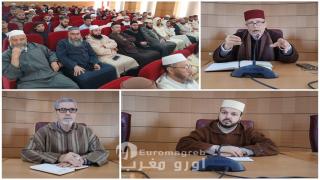 المجلس العلمي والمندوبية الإقليمية للشؤون الإسلامية بالناظور يعقدان لقاءً توجيهياً لفائدة أئمة صلاة التراويح لرمضان 1447هـ.