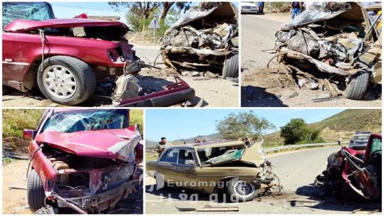 “حادثة سير خطيرة بين أزغنغان وسيطولازار تُخلف جرحى وخسائر مادية جسيمة”
