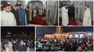 أزيد من 10 آلاف مصلٍّ يحيون ليلة روحانية خلف الشيخ العيون الكوشي بمسجد محمد السادس بوجدة