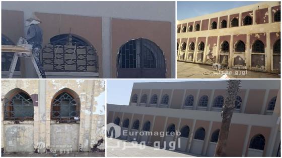 بعد تسليط الضوء على وضعيتها انطلاق أشغال صباغة المحطة الطرقية بوجدة