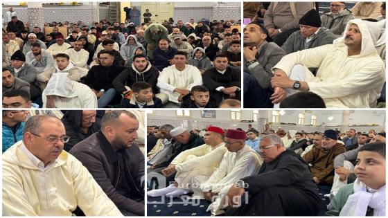 بني انصار.. أجواء إيمانية مفعمة بالخشوع في صلاة عيد الفطر بمسجد “الميناء”