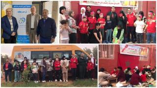 اطفال جمعية ايمن للتوحد يحتفلون بالسنة الفضية لذكرى المسيرة الخضراء وبمناسبة اعتراف مجلس الأمن بمغربية الصحراء