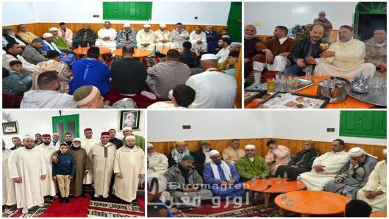 زاوية نعمة المنعم بالناظور تحتفي بليلة روحانية جامعة بين الذكر والمديح احتفاءً بعيد الفطر ومرور 15 قرنًا على مولد الرسول ﷺ