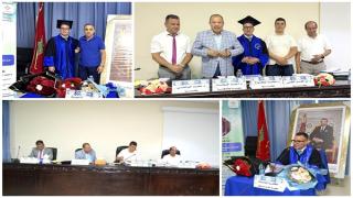 ‎الطالب الباحث سعيد عزي يناقش رسالة الماستر بالكلية متعددة التخصصات بالناظور