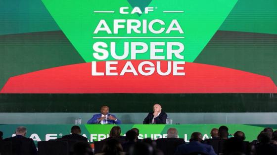 FIFA president Gianni Infantino (R) and Confederation of Africa Football (CAF) Patrice Motsepe (L) attends the CAF 44th General assembly at the Arusha International Conference Centre in Arusha on August 10, 2022. - CAF on August 10, 2022 launched a new lucrative $100 million Super League aimed at injecting financial muscle to the cash-strapped clubs on the continent.
CAF president Patrice Motsepe announced the revolutionary competition which is supported by FIFA despite shooting down a similar initiative in Europe in 2021. (Photo by Elia Bennet / AFP)